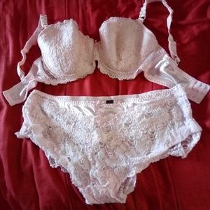 Pink Lacey bra and panty sets secret treasures